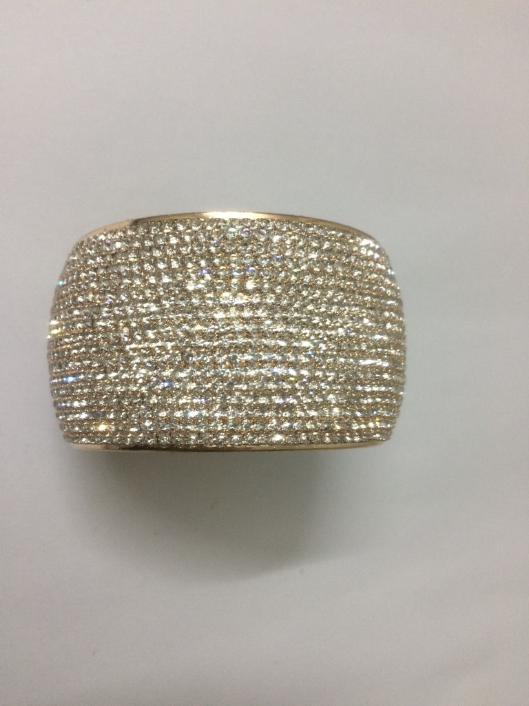 Kangan with fancy silver stones set of 1