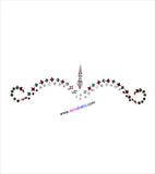 Beautiful bridal bindi with designer style