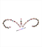 Multicolored bridal bindi