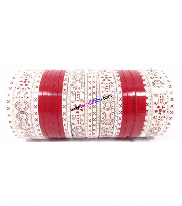Red suhag chura small set