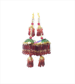 Beautiful bridal kalire in shiny look