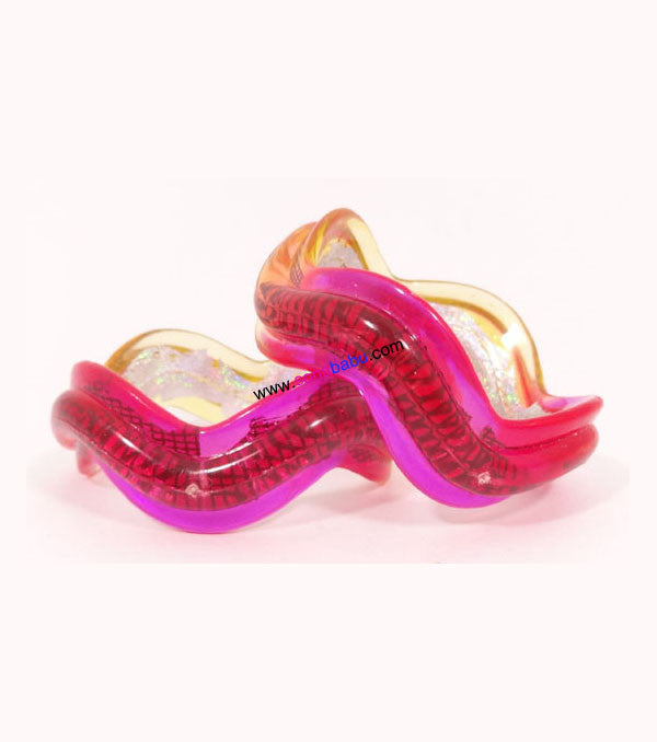 Beautiful multi coloured kids bangle set of 2