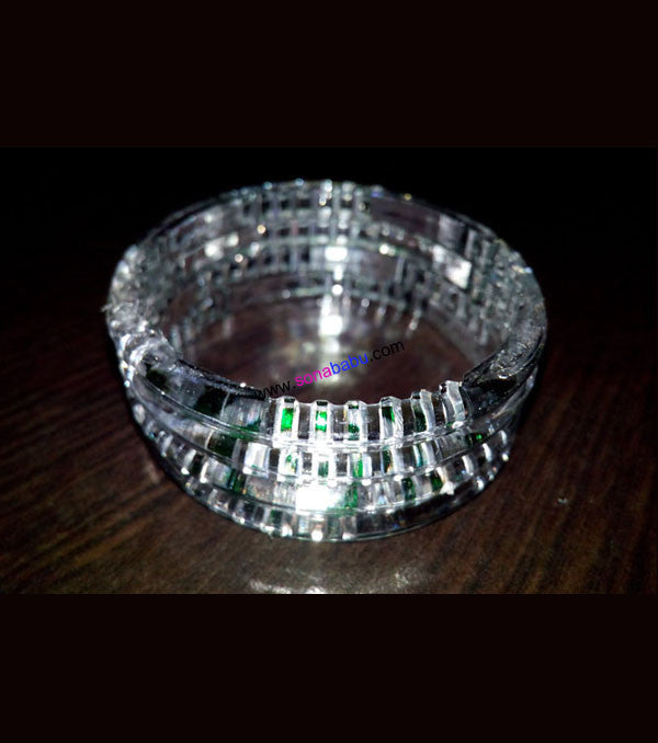 Lovely Designed transparent white kids bangles set of 4