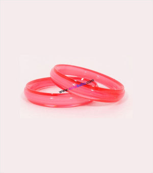 Reddish coloured kids bangle set of 2