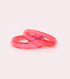 Reddish coloured kids bangle set of 2