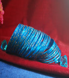 Metal bangles with full work set of 36