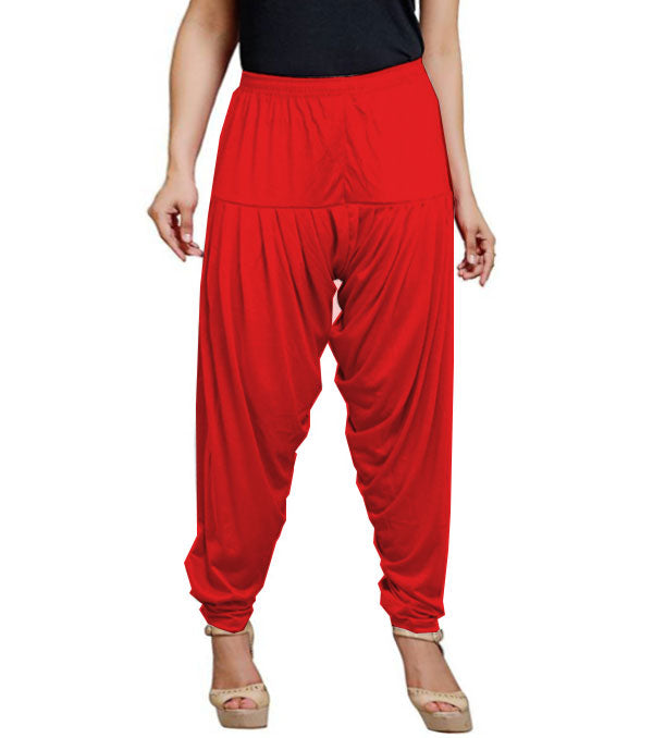 Red viscose solid patiala