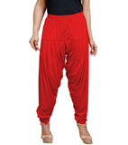 Red viscose solid patiala