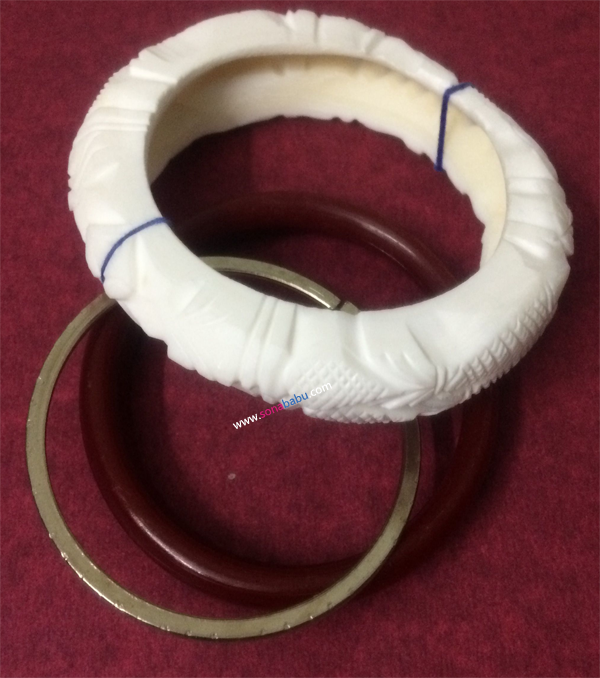 Thick  Shakha Pola & Loha Set - 10APO1123