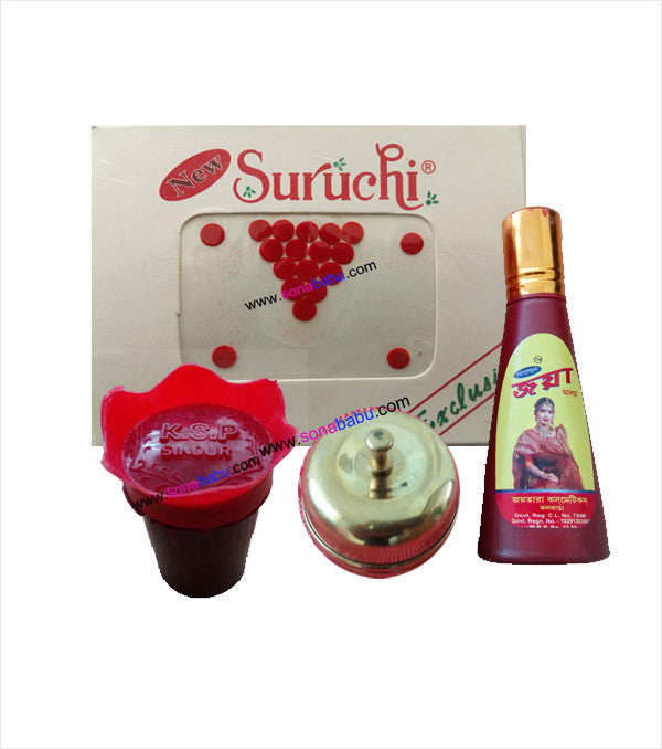 Sindoor Kiya Bindi Alta and Sindoor Combo Set