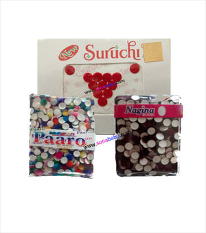 Red Suruchi Bindi Combo Set